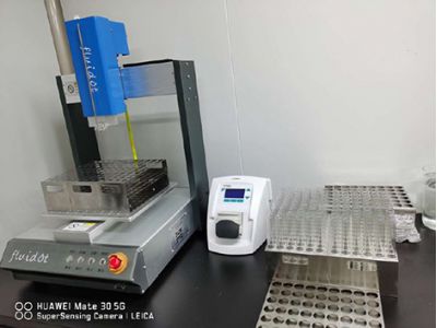 Fluidot全自動化液體分裝儀在深圳質(zhì)檢安裝完成